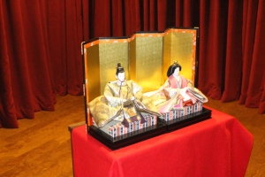 A display of Japanese emperor and empress. (Photo: Nana Adwoa Antwi-Boasiako) 